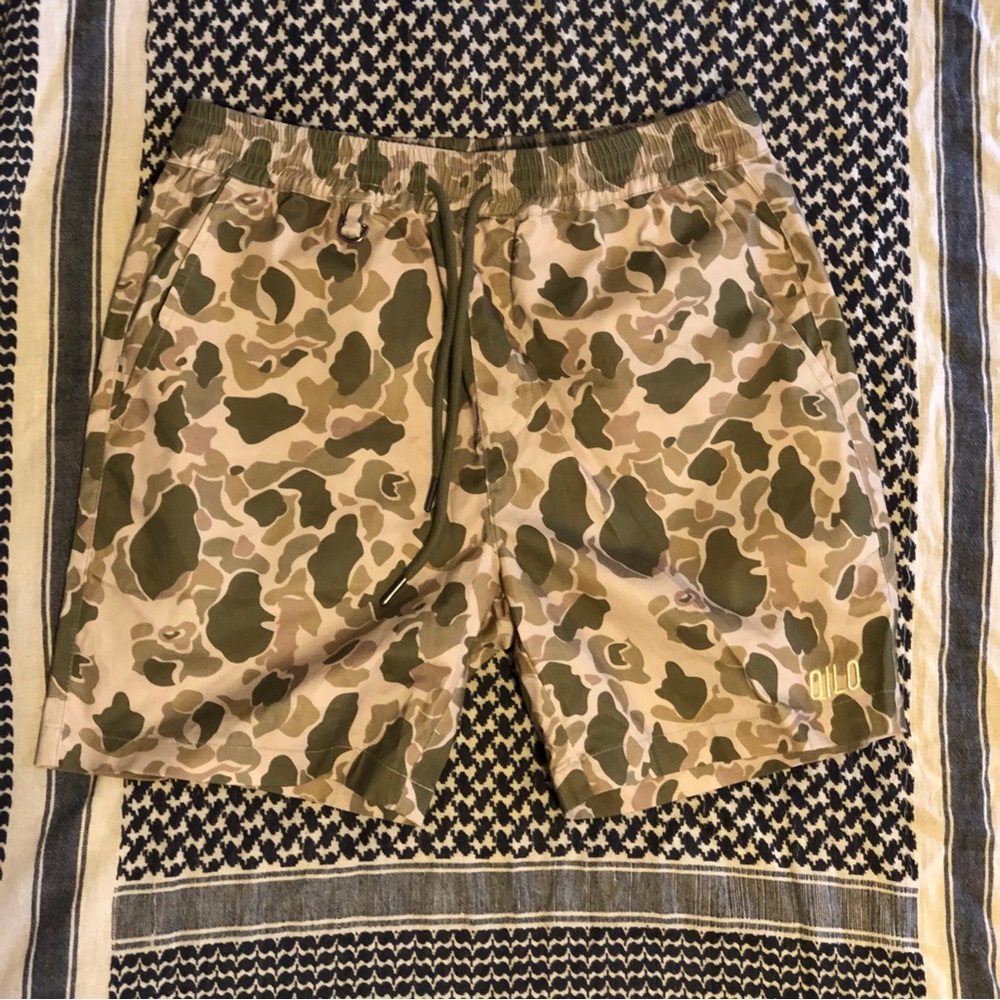 Qilo Tactical x Wrmfzy Frogskin Beach shorts Small